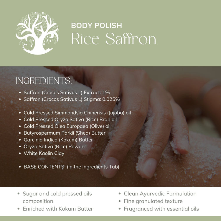 Rice Saffron Body Polish