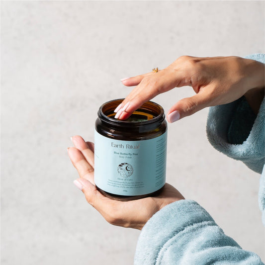 Blue Butterfly Pea Body Polish by Earth Ritual
